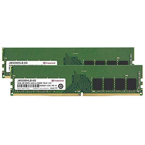 Transcend 16GB DDR4 3200MHz Kit(2x8GB) JetRam