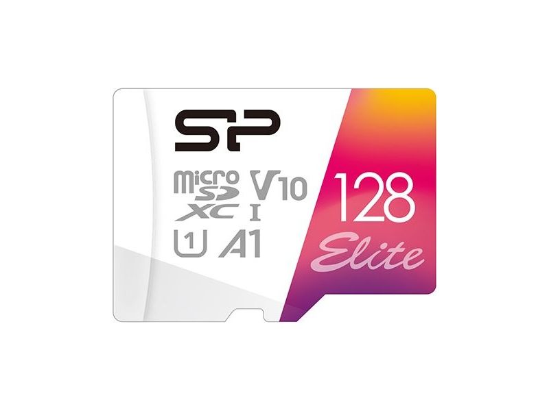 Silicon Power 128GB MicroSDXC UHS-I V10 A1 + adapterrel