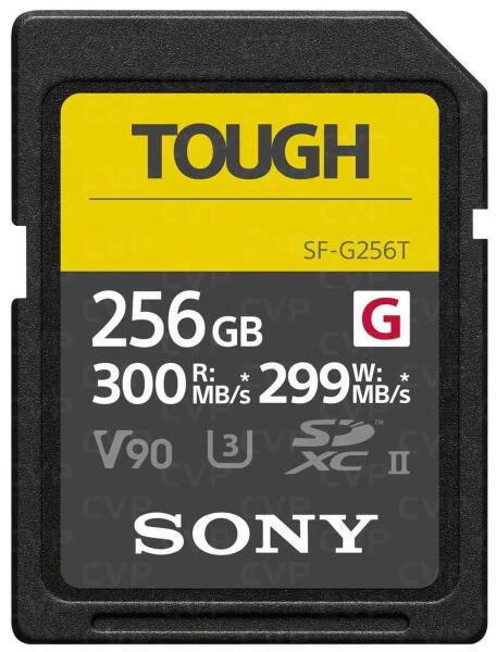 Sony 256GB SDXC Tough UHS-II CL10 U3 V90