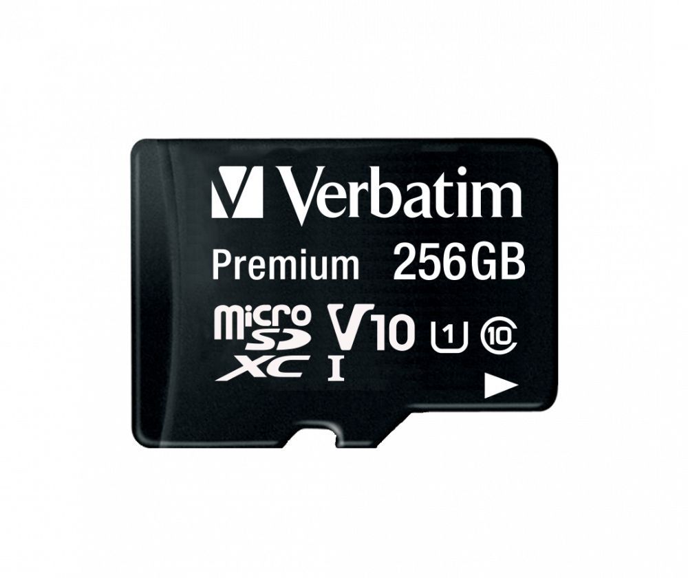 Verbatim 256GB microSDXC Premium U1 Class 10 + adapterrel