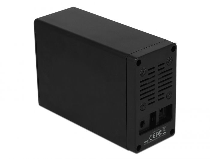 DeLock External USB 3.1 Type-C Enclosure for 2 x 2.5″ SATA HDD / SSD with RAID