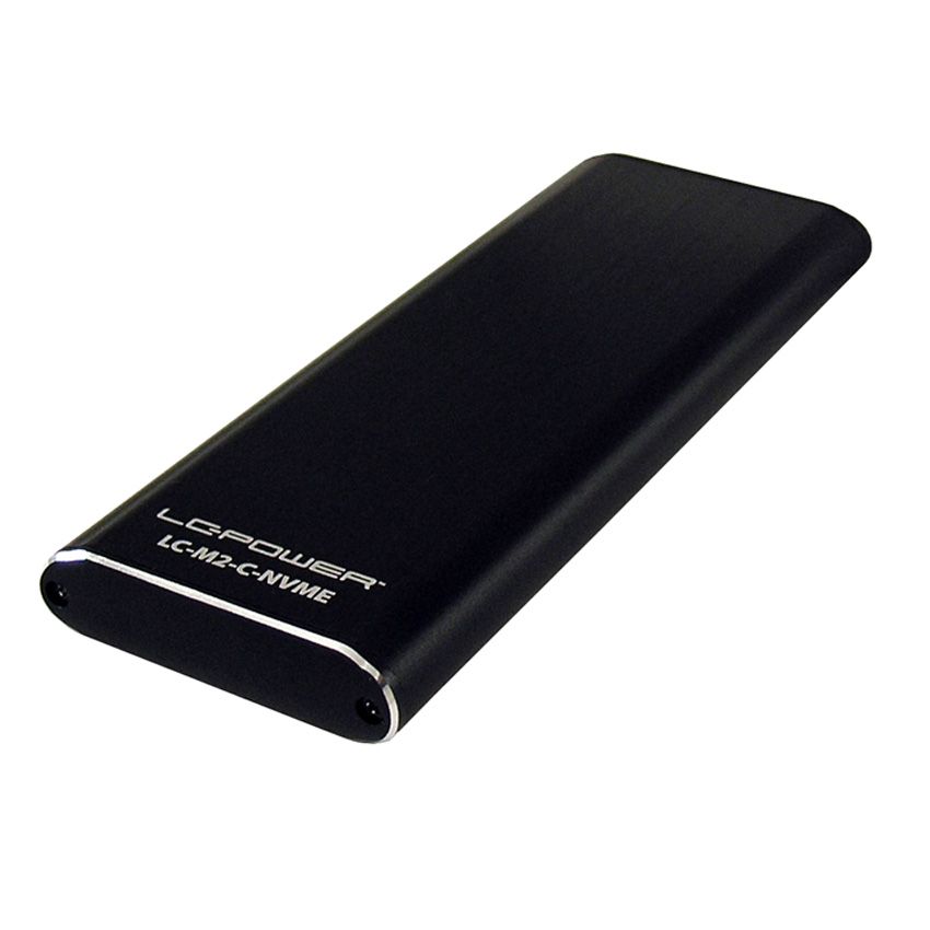 LC Power LC-M2-C-NVME USB 3.1 Gen. 2 Type-C M.2 SSD Enclosure