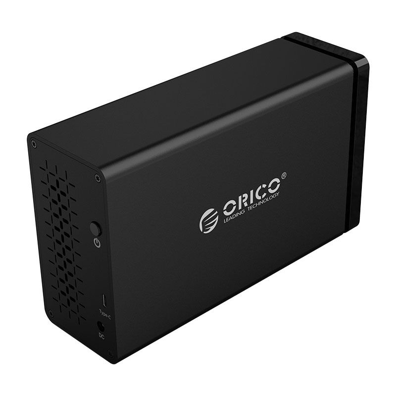 Orico 2 Bay USB3.0 Hard Drive Enclosure with Raid Black