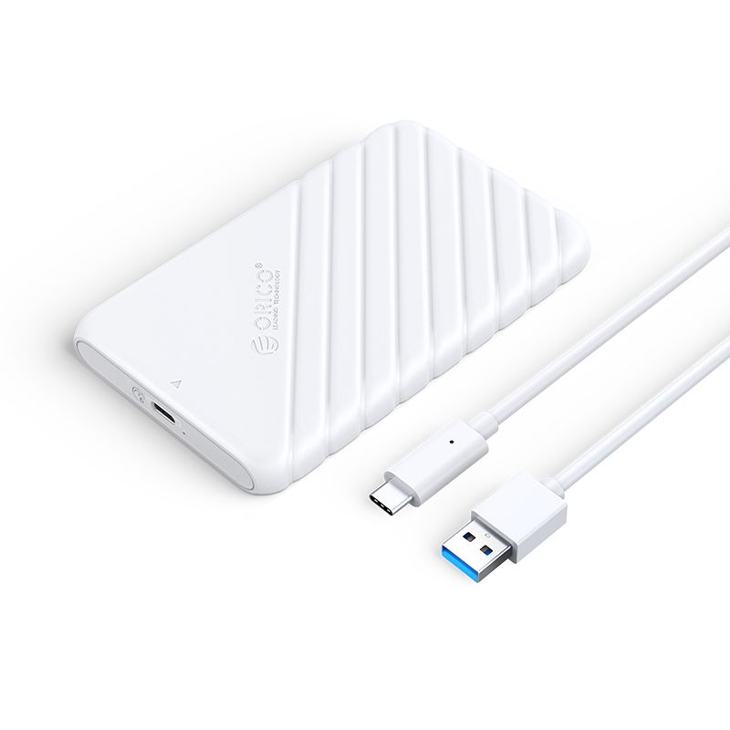 Orico 25PW1-C3-WH-EP USB3.0 Type-C HDD/SSD Enclosure White