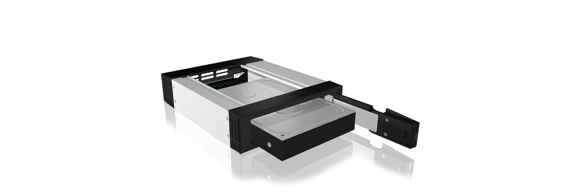 Raidsonic IcyBox IB-158SSK-B Trayless Mobil Rack for 3,5