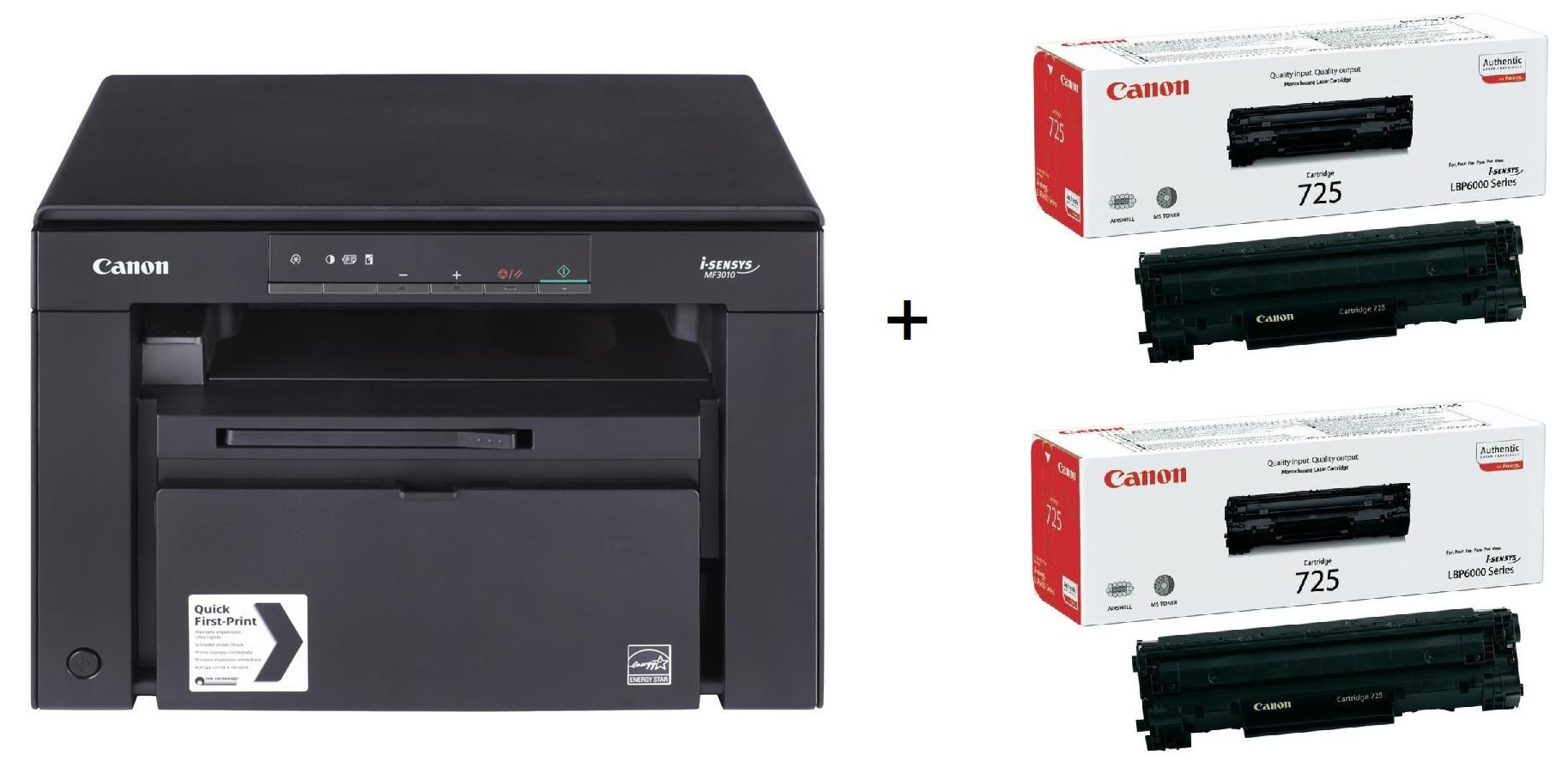 Canon i-SENSYS MF3010 Lézernyomtató/Másoló/Scanner + 2db Toner