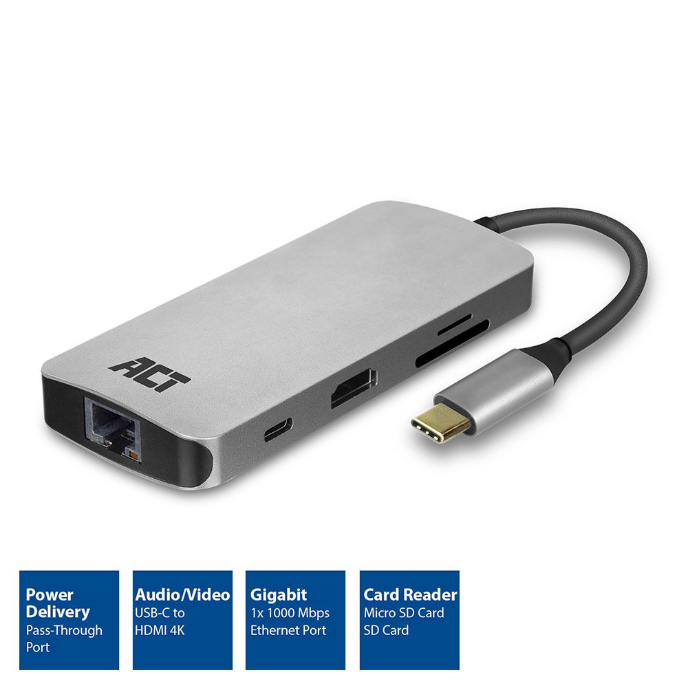 ACT AC7041 USB-C 4K Multiport Dock