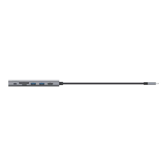 Belkin Connect USB-C 7-in-1 Multiport Adapter Grey