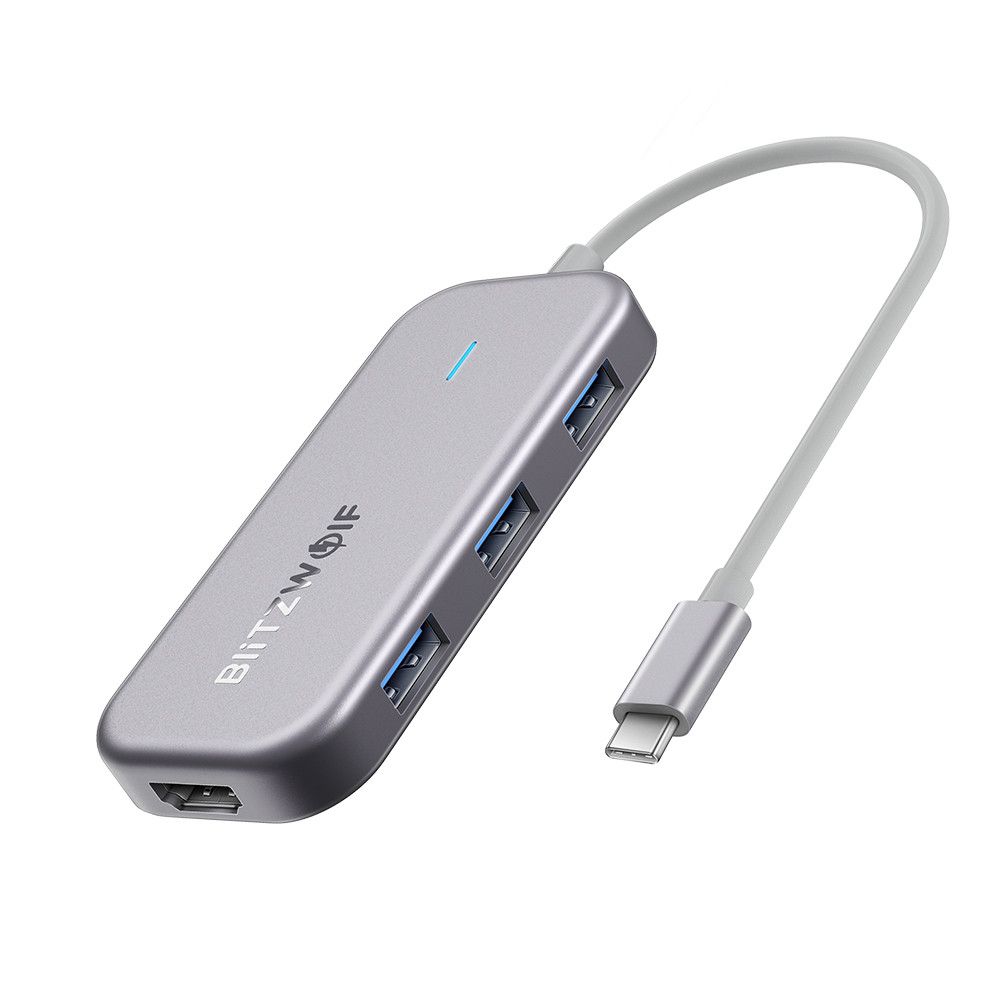 Blitzwolf BW-TH5 7in1 Type-C USB HUB Silver