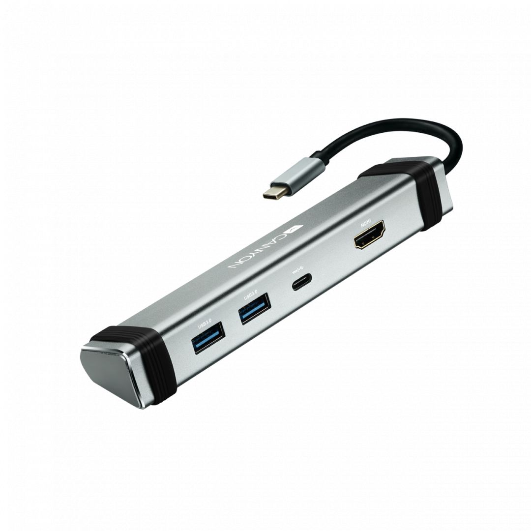 Canyon CNS-TDS03DG 4-in-1 USB Type-C Multiport Hub Space Grey