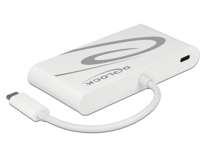 DeLock USB Type-C 3.1 Docking Station HDMI 4K 30 Hz + VGA + LAN + USB PD