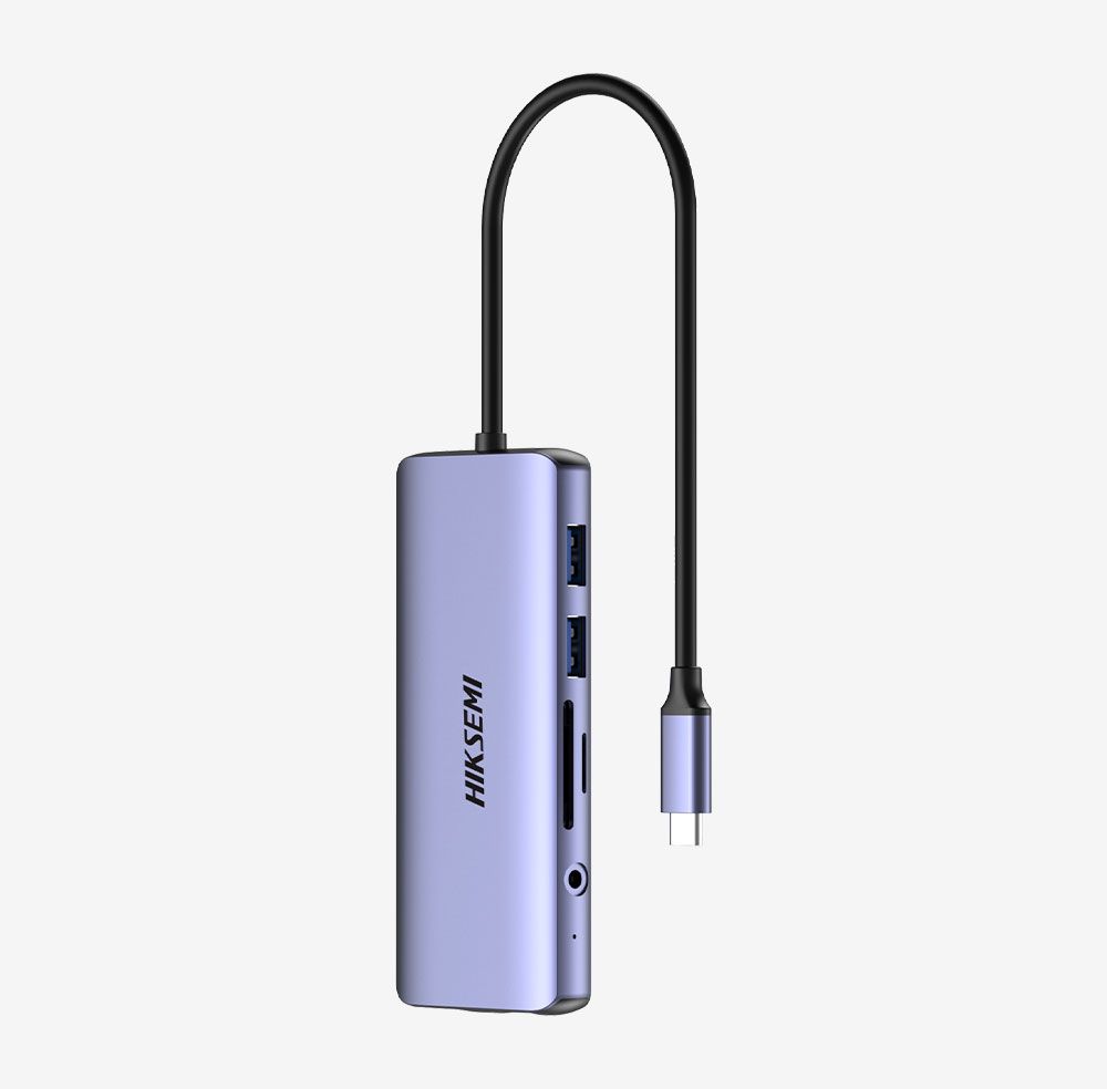 HikSEMI 11-In-1 Type-C Multifunctional HUB Grey