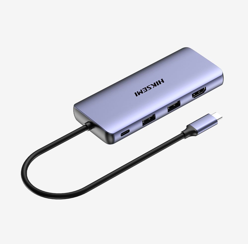 HikSEMI 11-In-1 Type-C Multifunctional HUB Grey