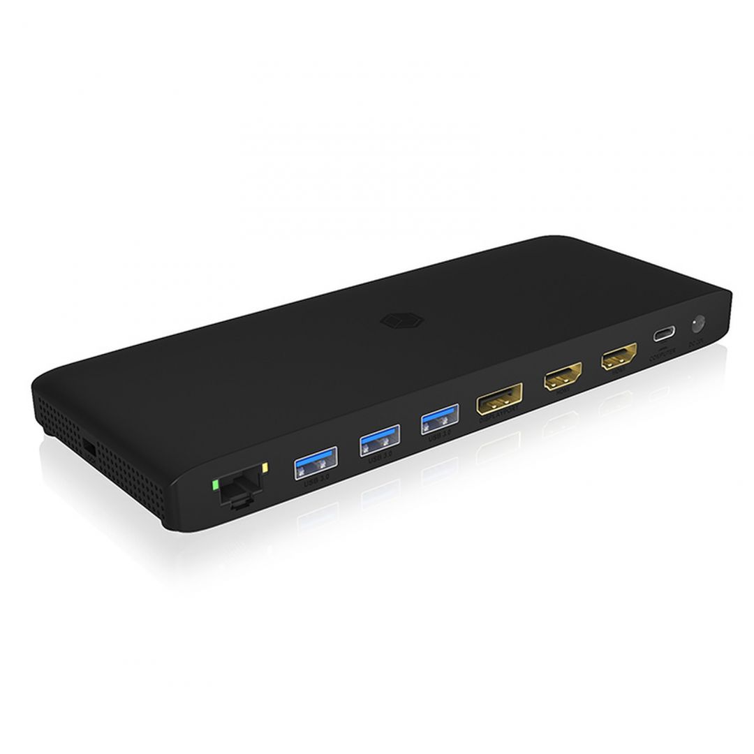 Raidsonic IB-DK2416-C 11in1 USB Type-C DockingStation with triple video output