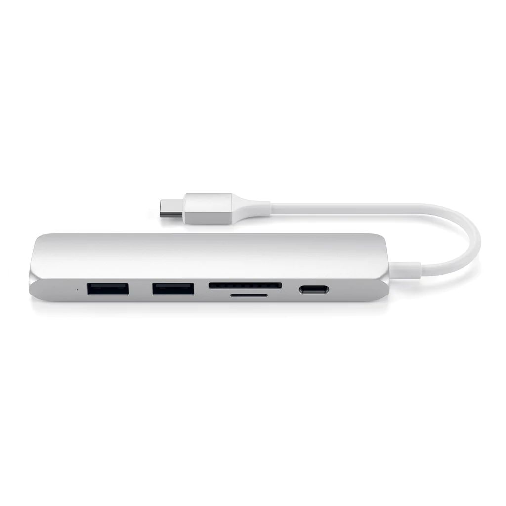 Satechi Type-C Slim Multimedia Adapter V2 Silver