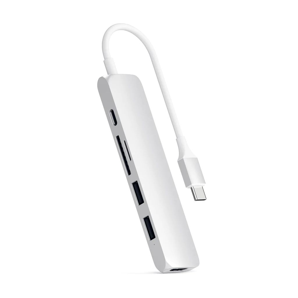 Satechi Type-C Slim Multimedia Adapter V2 Silver