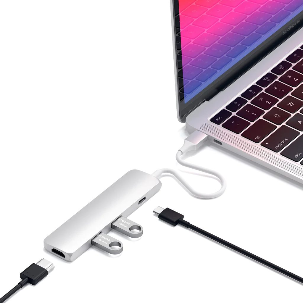 Satechi Type-C Slim MultiPort Adapter Silver