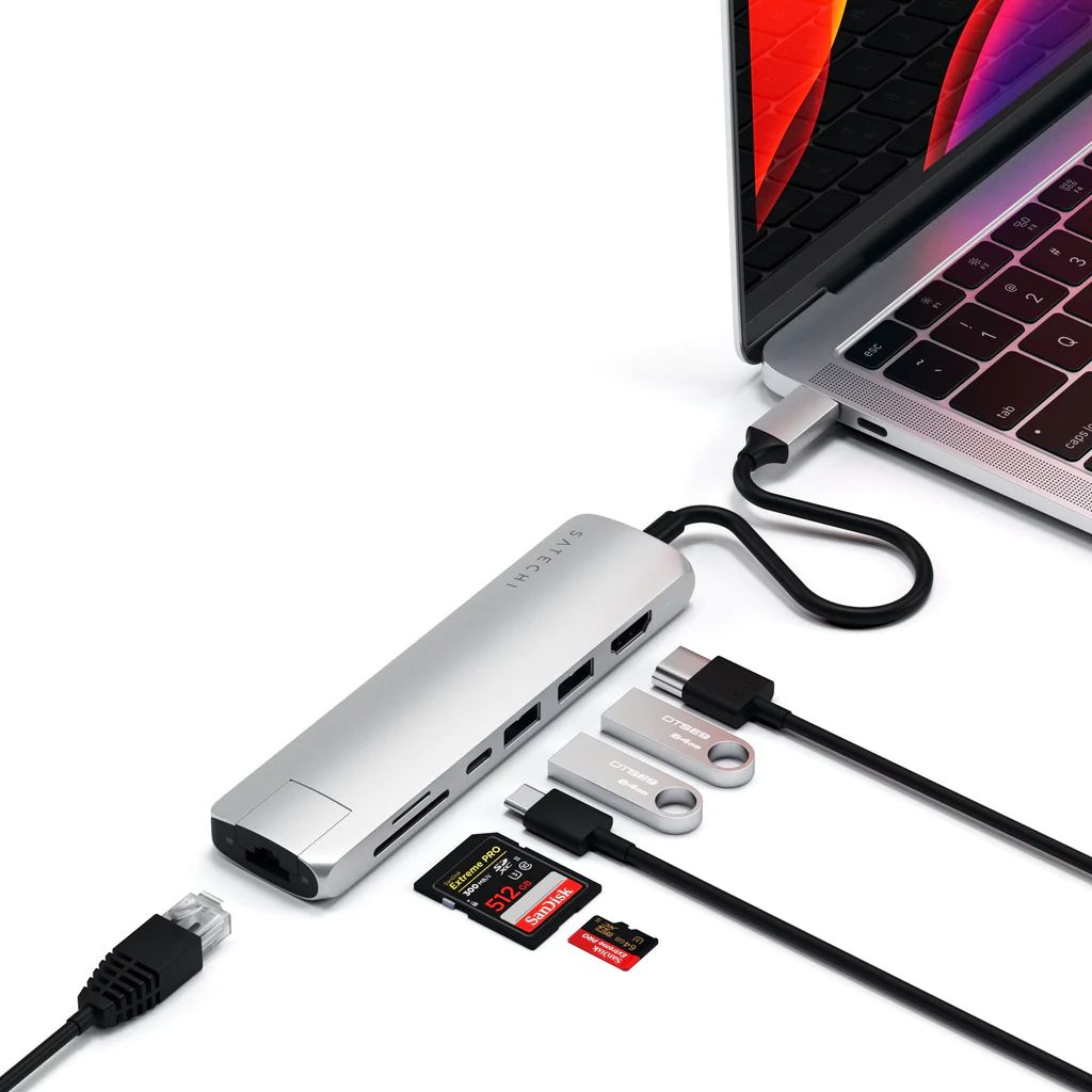 Satechi Type-C Slim Multiport Silver
