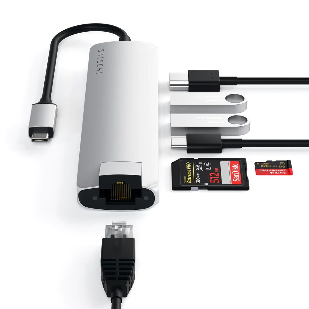 Satechi Type-C Slim Multiport Silver