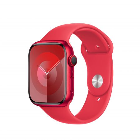 Apple Watch S9 Cellular 41mm Red Alu Case with Red Sport Band M/L