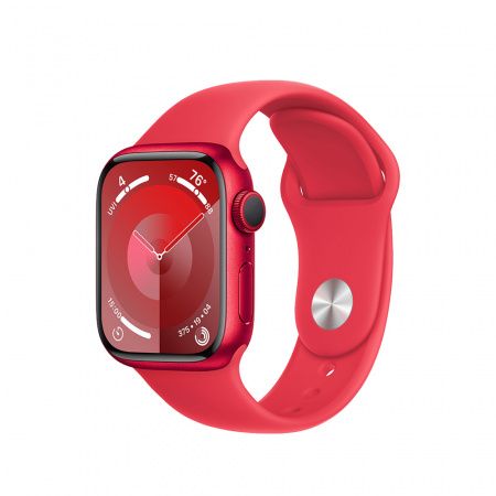 Apple Watch S9 GPS 41mm Red Alu Case with Red Sport Band S/M