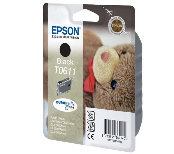 Epson T0611 Black tintapatron