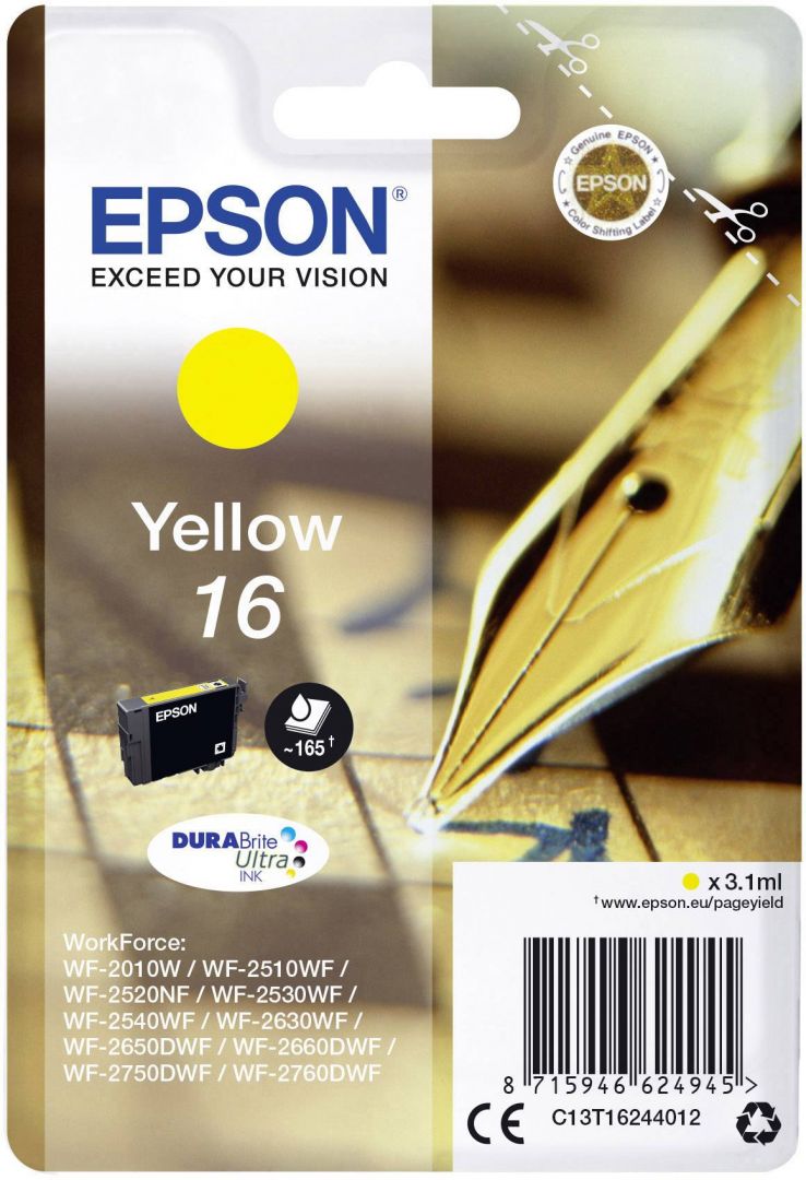 Epson T1624 (16) Yellow tintapatron