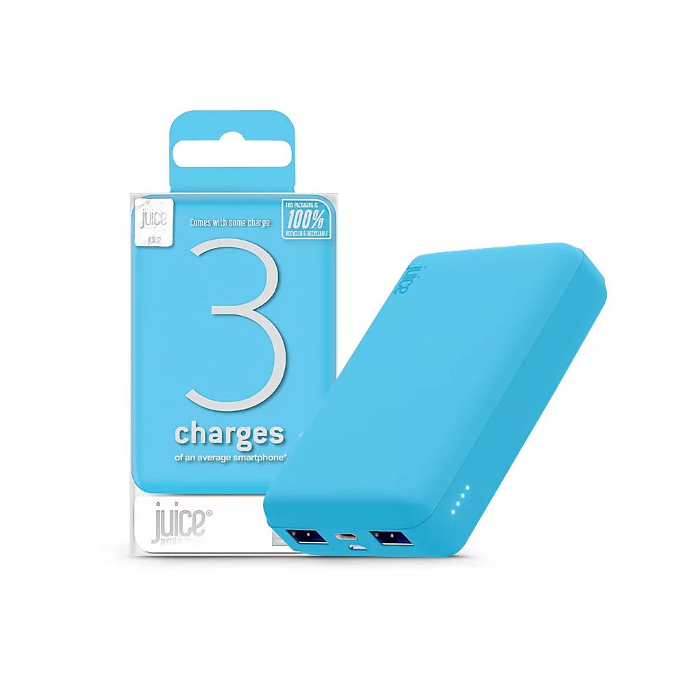 Juice ECO 3 Charge 10000mAh Powerbank Aqua