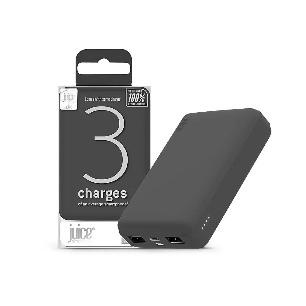 Juice ECO 3 Charge 10000mAh Powerbank Grey