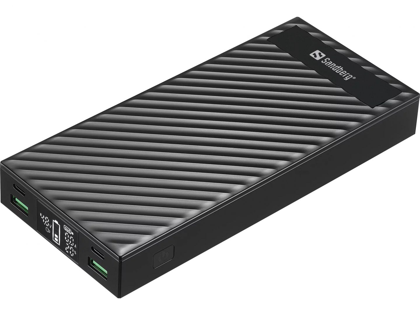 Sandberg 2xUSB-C PD100W 30000mAh Powerbank Black