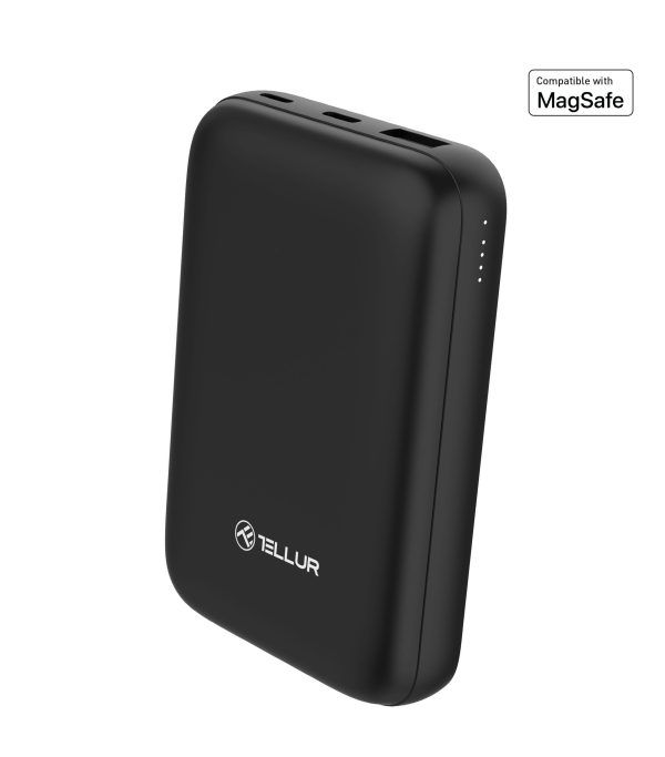 Tellur Compact Pro WPD101 10000mAh PowerBank Black