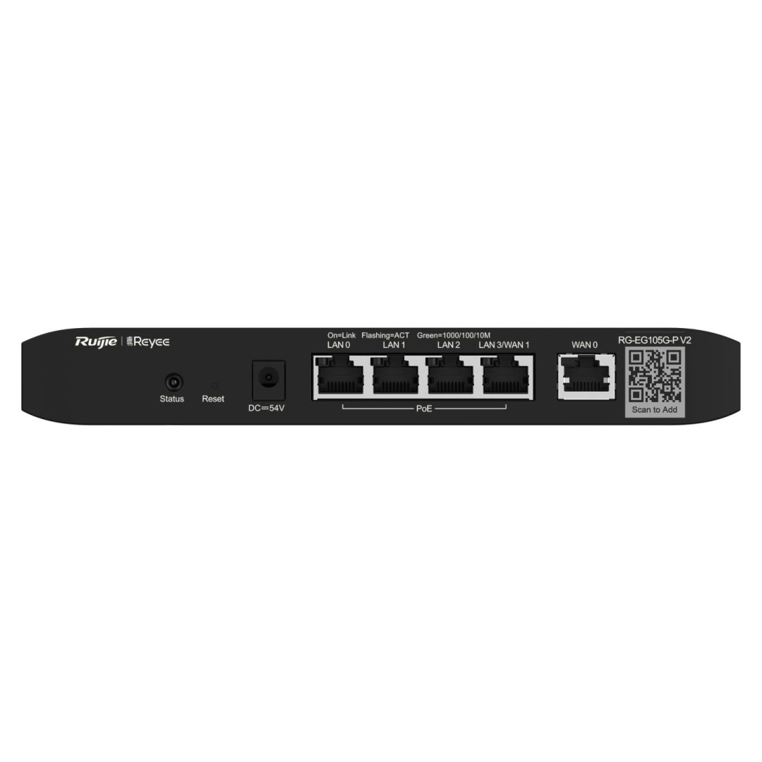 Reyee RG-EG105G-P V2 Cloud Managed PoE Router