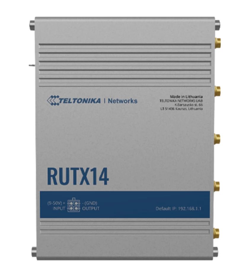 Teltonika RUTX14 4G LTE CAT12 Industrial Cellular Router