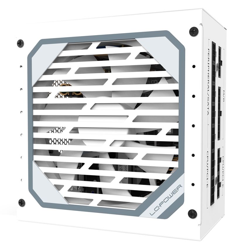 LC Power 1000W 80+ Gold Super Silent Modular White