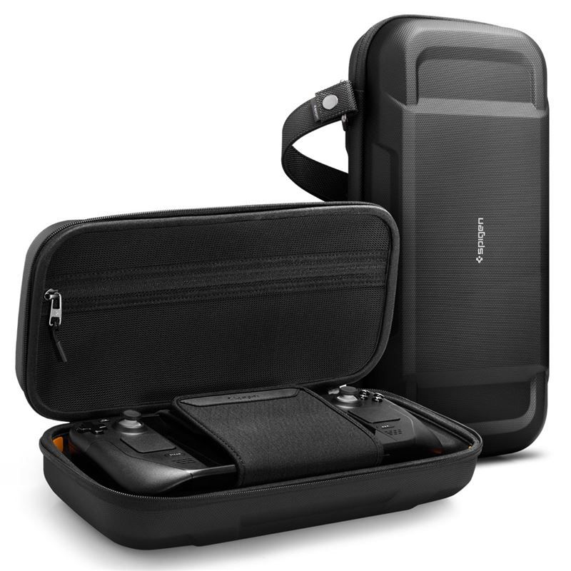 Spigen Rugged Armor Pro Pouch, black - Steam Deck