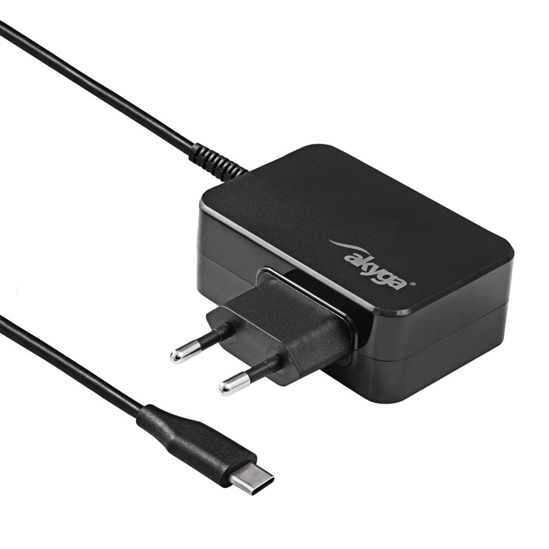 Akyga AK-ND-82 5-20V / 3-4.5A 90W USB-C Power Delivery 3.0 GaN cable 1,8m Black