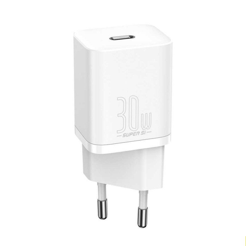 Baseus Super Si USB-C 30W Quick Charger White