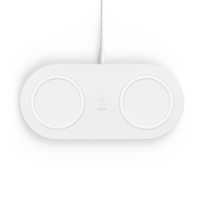 Belkin BoostCharge Dual Wireless Charging Pads White