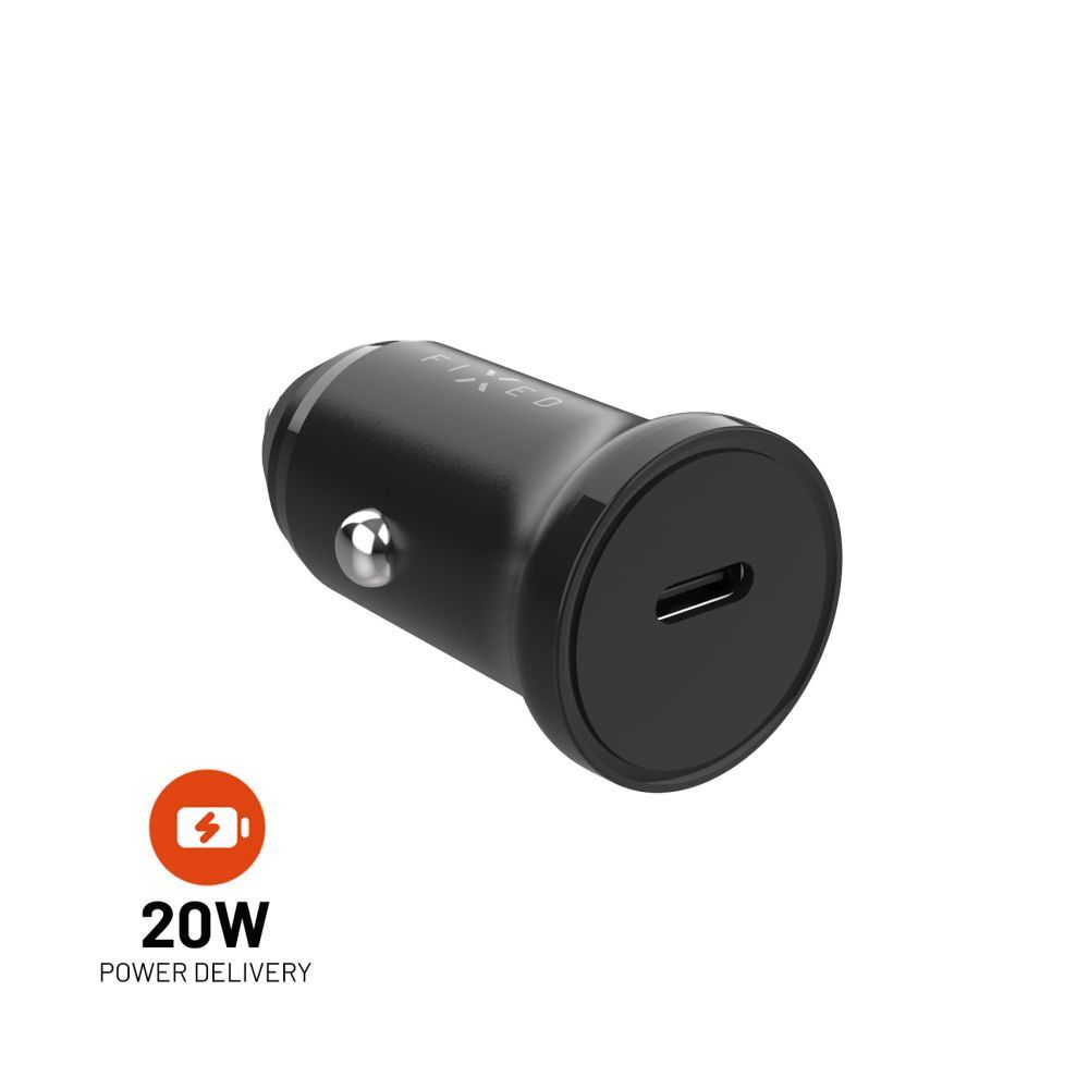 FIXED USB-C Car Charger 20W Black