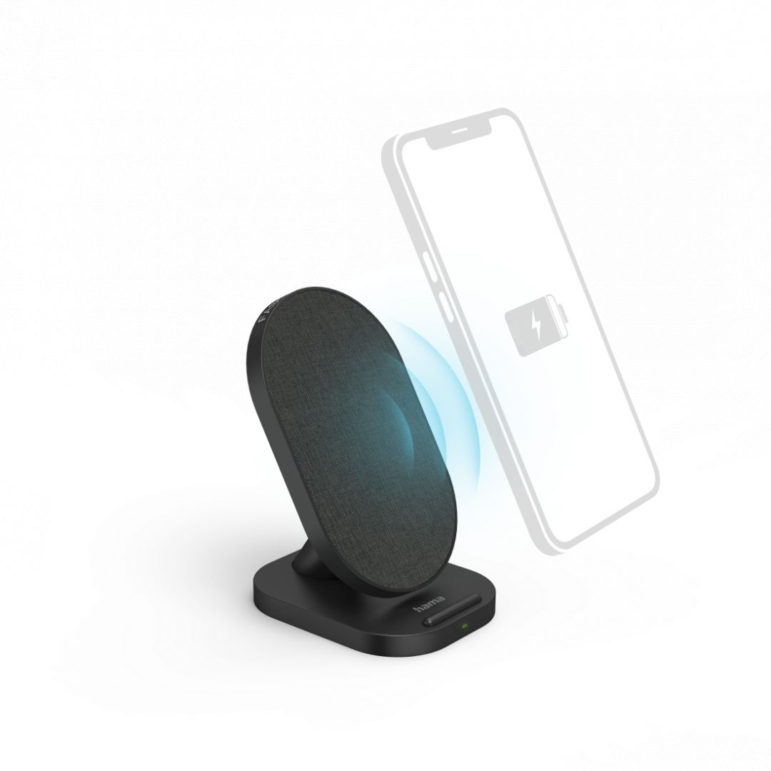 Hama QI-FC10S Wireless Charger 10W Black