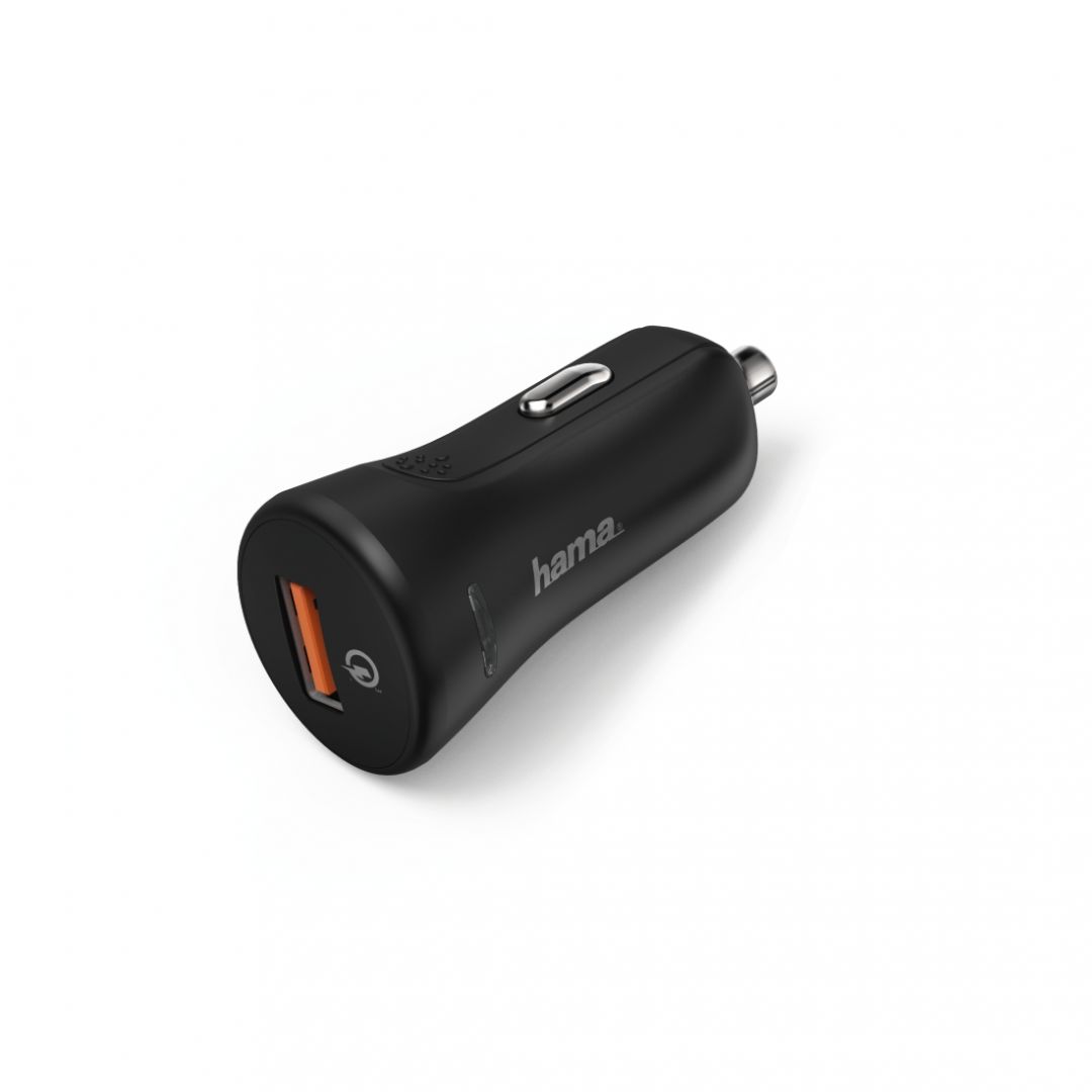 Hama Qualcomm Quick Charge 3.0 Car Charger Black