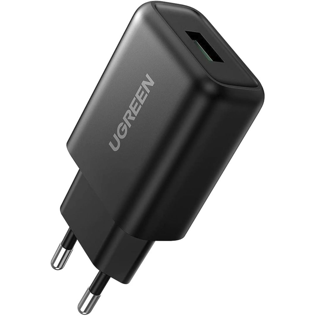 UGREEN USB-A QC 3.0 18W Wall Charger-EU Black