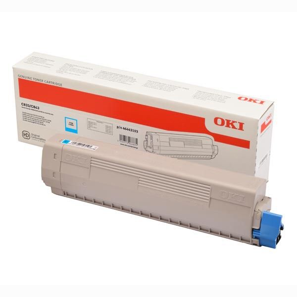 Oki C833/C843 Cyan toner