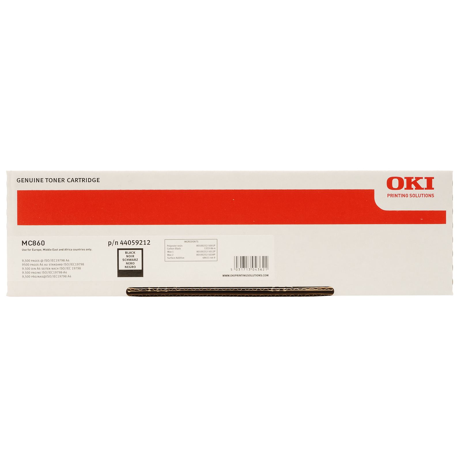 Oki MC860 toner 9500 oldal Black