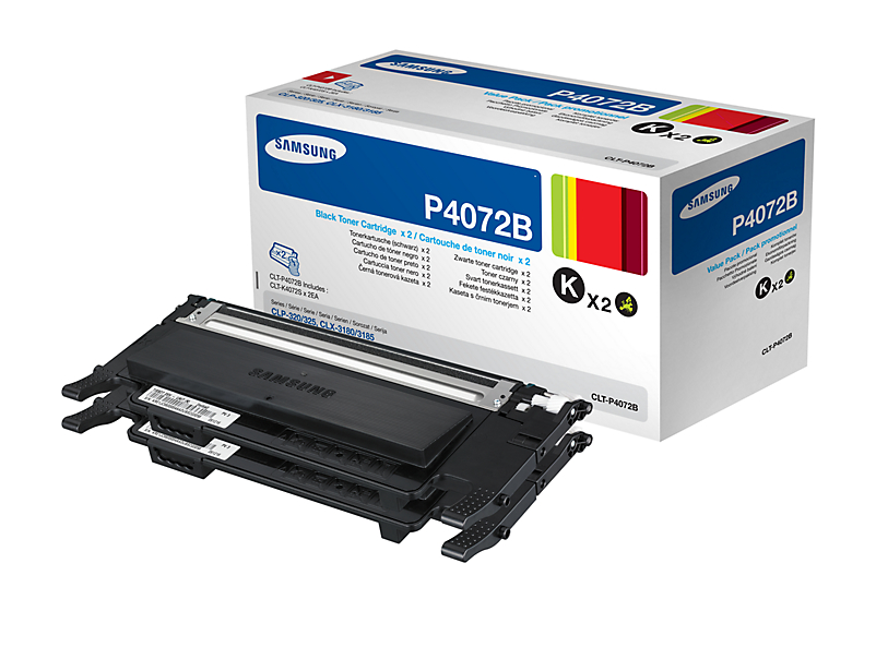 Samsung CLT-P4072B Black DuoPack toner