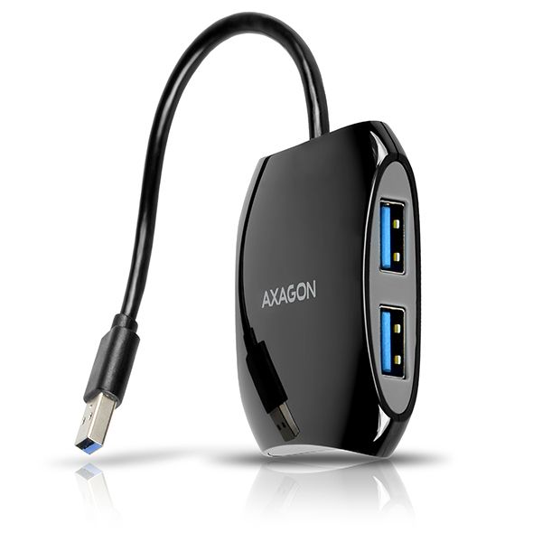 AXAGON HUE-S1B USB3.0 Quattro Hub Black