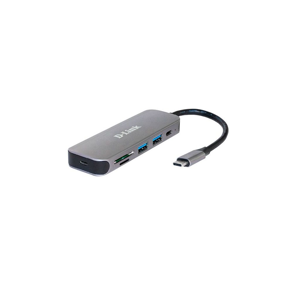 D-Link DUB-2325 USB-C HUB 2xUSB + 2xUSB-C + 1xSD + 1xMicroSD