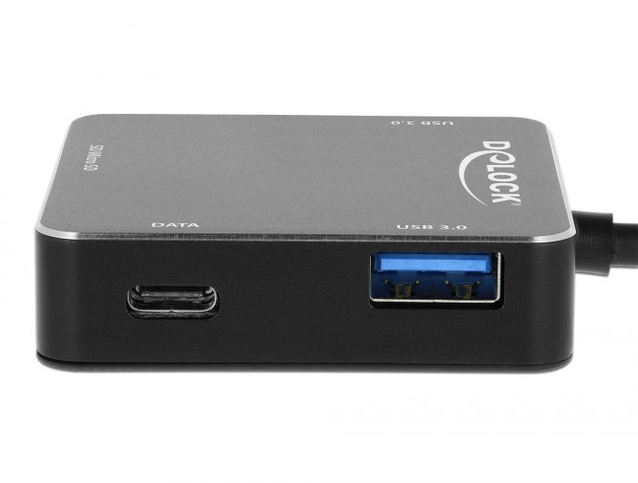DeLock 3Port USB 3.1 Gen 1 Hub with USB Type-C Connection and SD + Micro SD Slot
