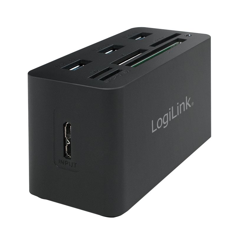 Logilink CR0042 USB 3.0 Hub with All-in-One Card Reader