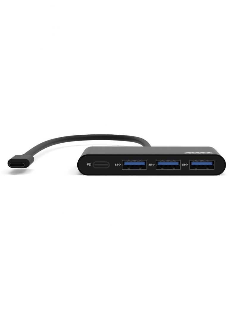 Port Designs Hub Type-C To 3x USB3.0 + Type-C Black